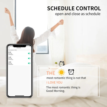 Smart Tuya WiFi/ZigBee Electric Curtain Shutter Motor – 22.5CM, RF Remote, App Control, Alexa, Google Assistant & SmartThings Compatible