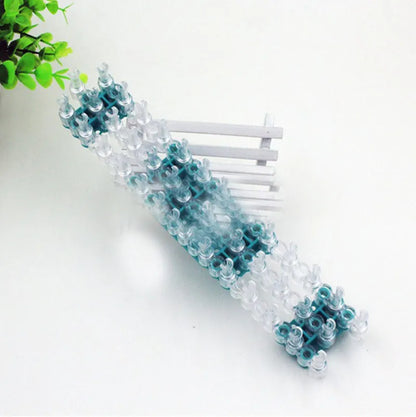 Fashion Rubber Loom Band Weaver Kit – DIY Elongated Knitting Machine with Bands, Hooks & Weaving Frame for Crafts and Toys