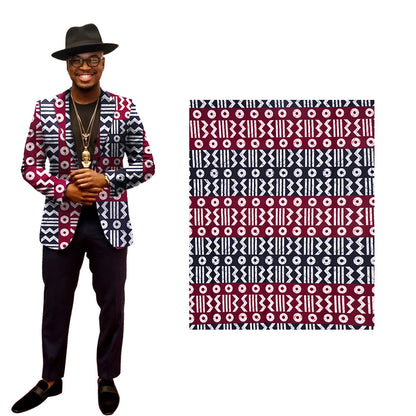 African Wax Fabric Nigeria Ankara Block Print - High Quality Batik Sewing Cloth