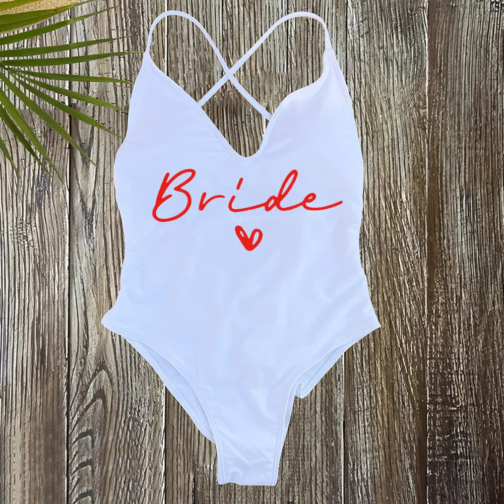 Women's Padded One Piece Swimsuit - Sexy Plus Size Beachwear Bathing Suit for Summer & Bachelorette Parties