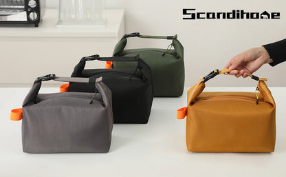 Insulated Lunch Bag — Aluminum Foil Bento Meal Pack with Ice Pack, Portable Food Storage for Picnic & Dinner