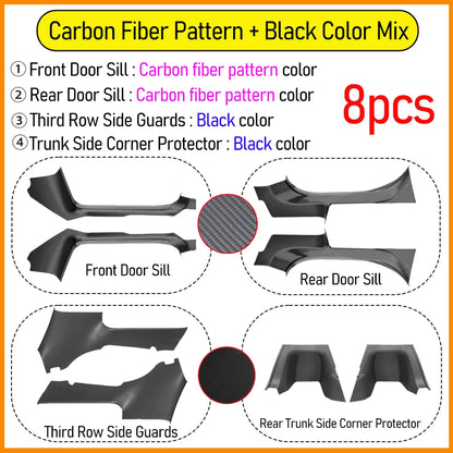 Tesla Model YL 2026 Door Sill Protectors – Anti-Kick Guards, Seat Rail Pads and Trunk Side Cover Mats