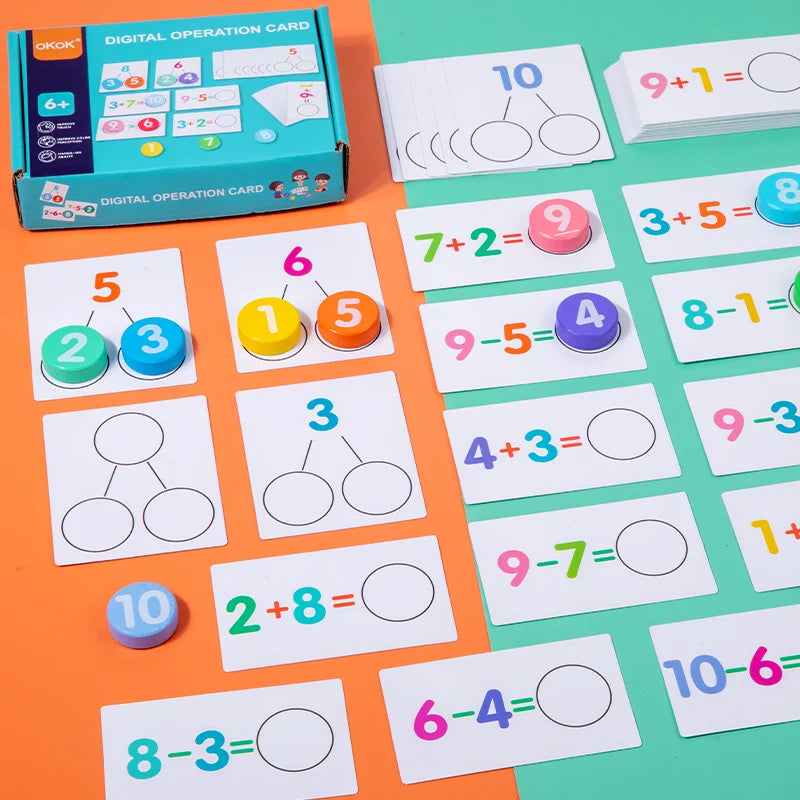 Children's Math Early Education Toy – Number Cognition & Mathematical Operations Learning Aids