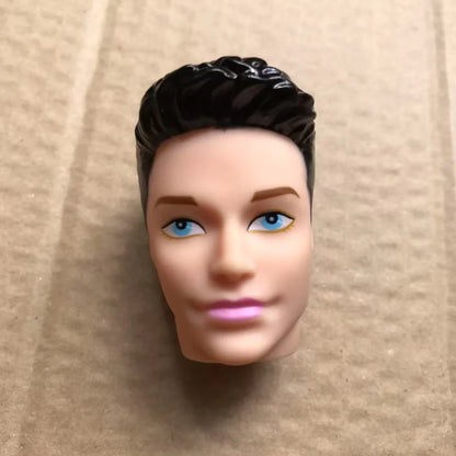 1/6 Male Doll Heads – DIY Ken Doll Parts for Beige Skin Dolls Accessories