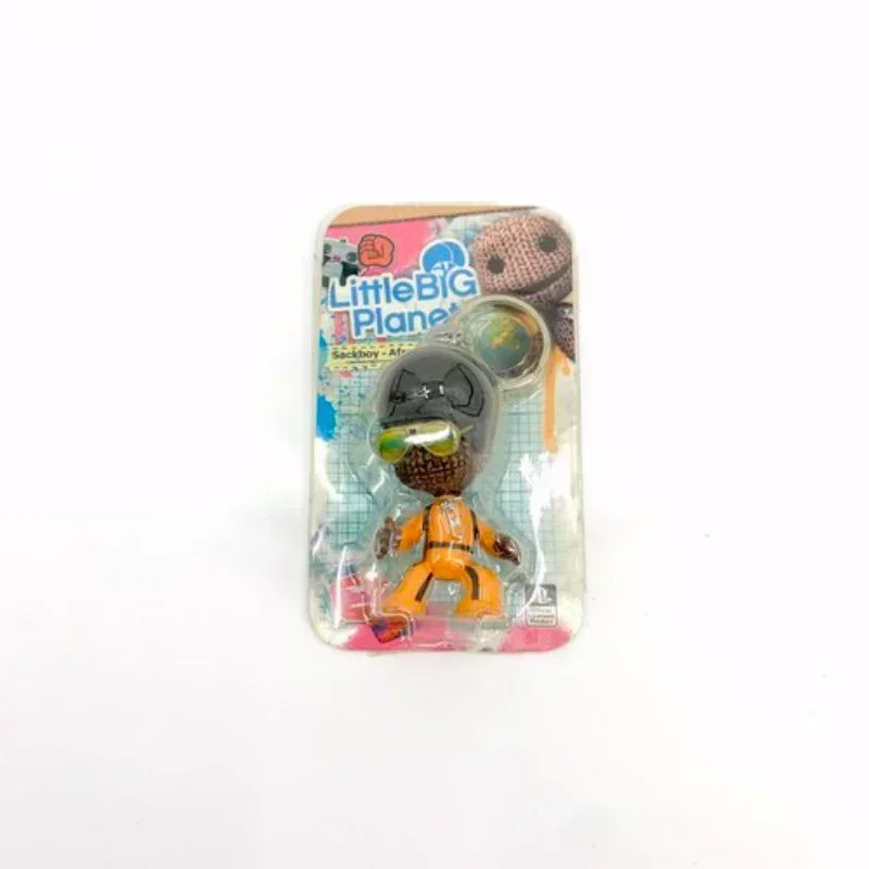 Little Big Planet Sackboy Keychain - Cute Kawaii Anime Game Figurine Toy and Collectible Gift