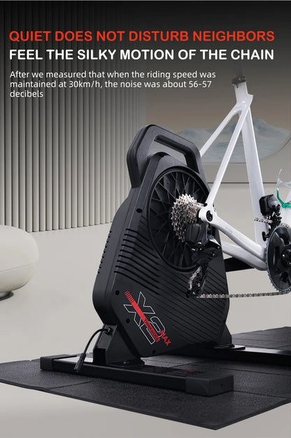 ThinkRider X2Max Smart Bike Trainer — MTB & Road Bicycle Home Trainer with Built-In Power Meter