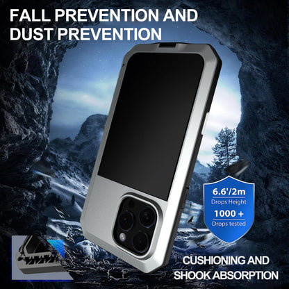 Heavy Tank Doom Hard Metal Phone Case – Shockproof Armor Cover with Gorilla Glass for iPhone 16/15/14/13/12/11 Pro Max/XR/XS/8/7 Plus
