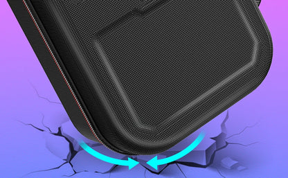 Steam Deck Carrying Case - Large Capacity Portable Storage for Console & Accessories with Built-in Protection