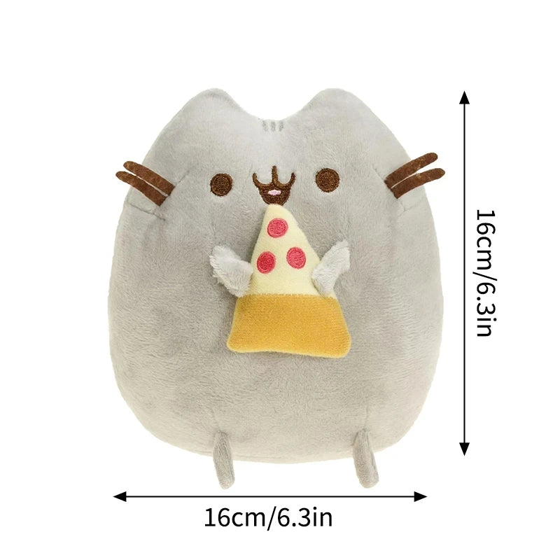 Pusheen Cat Figure and Charm - Cute Desk Accessories, Fluffy Cushion Decor, and Birthday Gifts for Pusheen Fans