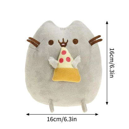 Pusheen Cat Figure and Charm - Cute Desk Accessories, Fluffy Cushion Decor, and Birthday Gifts for Pusheen Fans