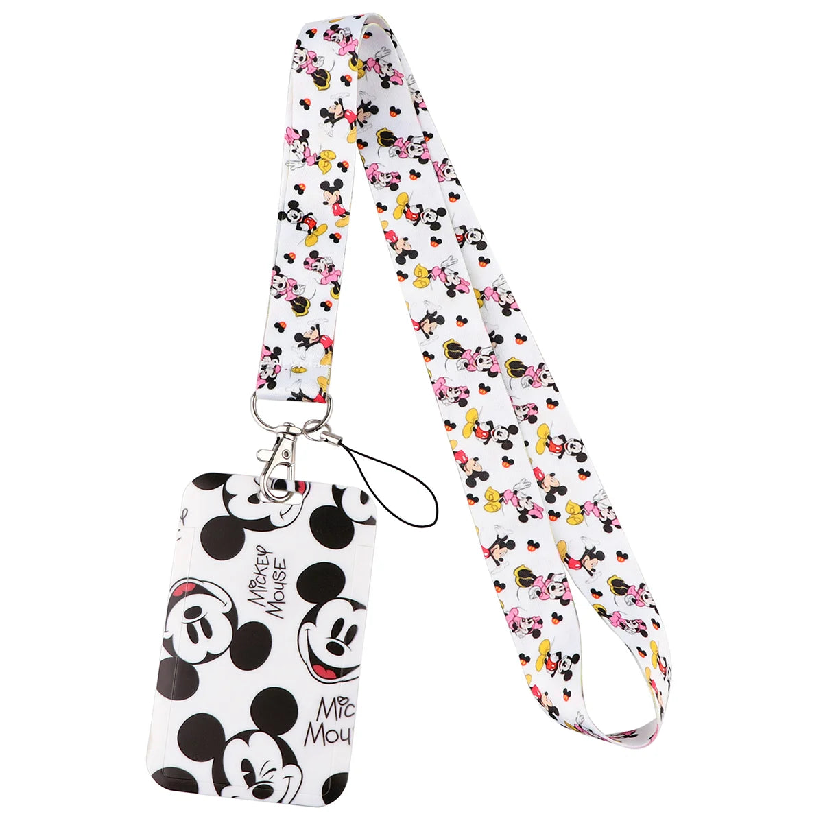 Cartoon Stitch Credential Holder Lanyard – Cute Neck Strap for Keychain, Pass & Credit Card Holder Accessories