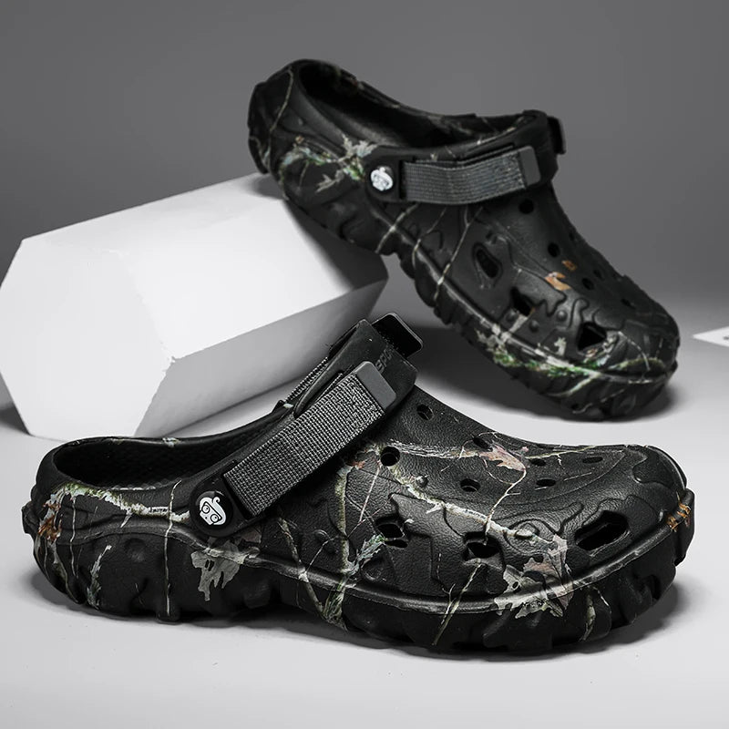 2024 Summer Men’s Sandals – Comfortable Lightweight Non-Slip Flip Flops for Home & Garden