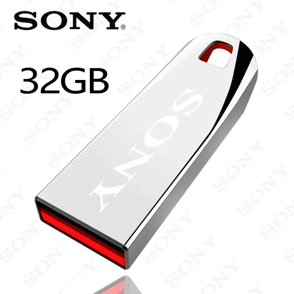 SONY 2TB USB 3.0 Flash Drive, High-Speed Metal Pendrive, Waterproof Portable USB Memory Stick
