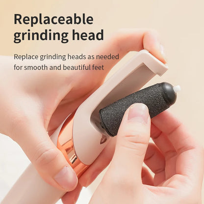 HOMFISH Electric Foot Grinder – Automatic Callus Remover Pedicure Machine for Smooth and Beautiful Feet