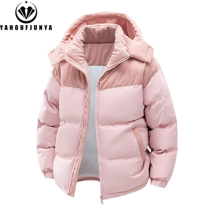 Men’s Autumn Winter Outdoor Jacket – Removable Hooded Windbreaker Parka, Warm Casual Solid Coat