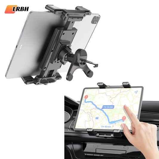 Universal Car Air Vent Tablet Holder - Adjustable Mount Stand for iPad 7"-12.9" Tablets and Phones