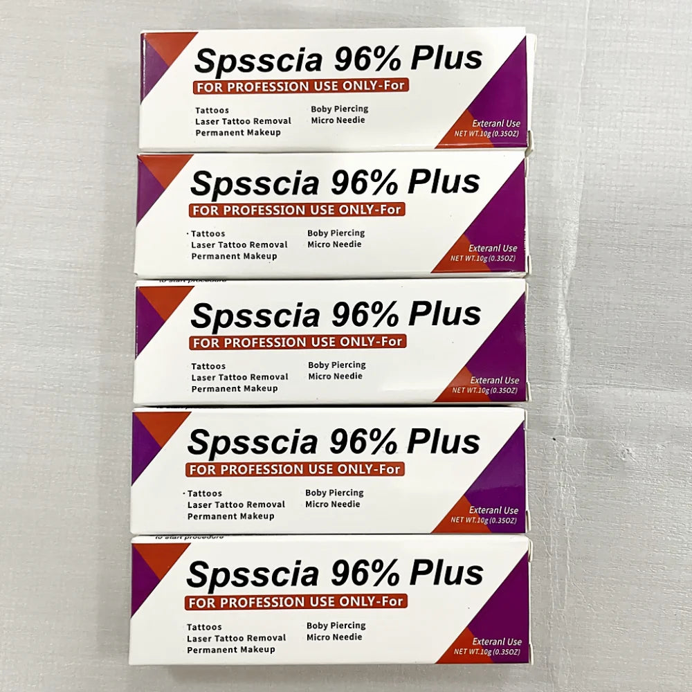 SPSSCIA Original 96% Tattoo Cream – 10g Pre-Treatment for Permanent Makeup, Microblading, Eyebrows & Lips