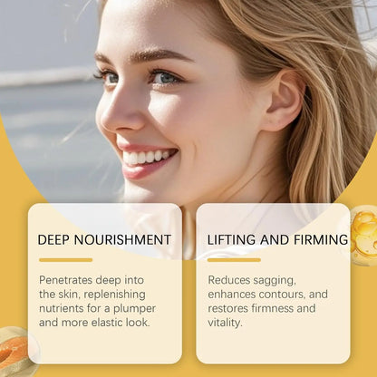 Collagen Silk Peptide Face Ampoule - Anti Aging Serum for Skin Lifting, Firming, Tightening & Deep Hydration