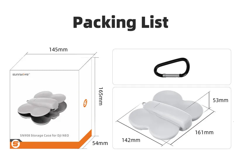 DJI Neo Protective Carrying Case — Drop-Proof, Dust-Proof Butterfly Storage Box for Drone Accessories