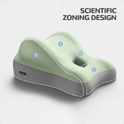 Multi-Functional Ergonomic Bed Pillow - Memory Foam Waist, Tummy & Wedge Support Cushion