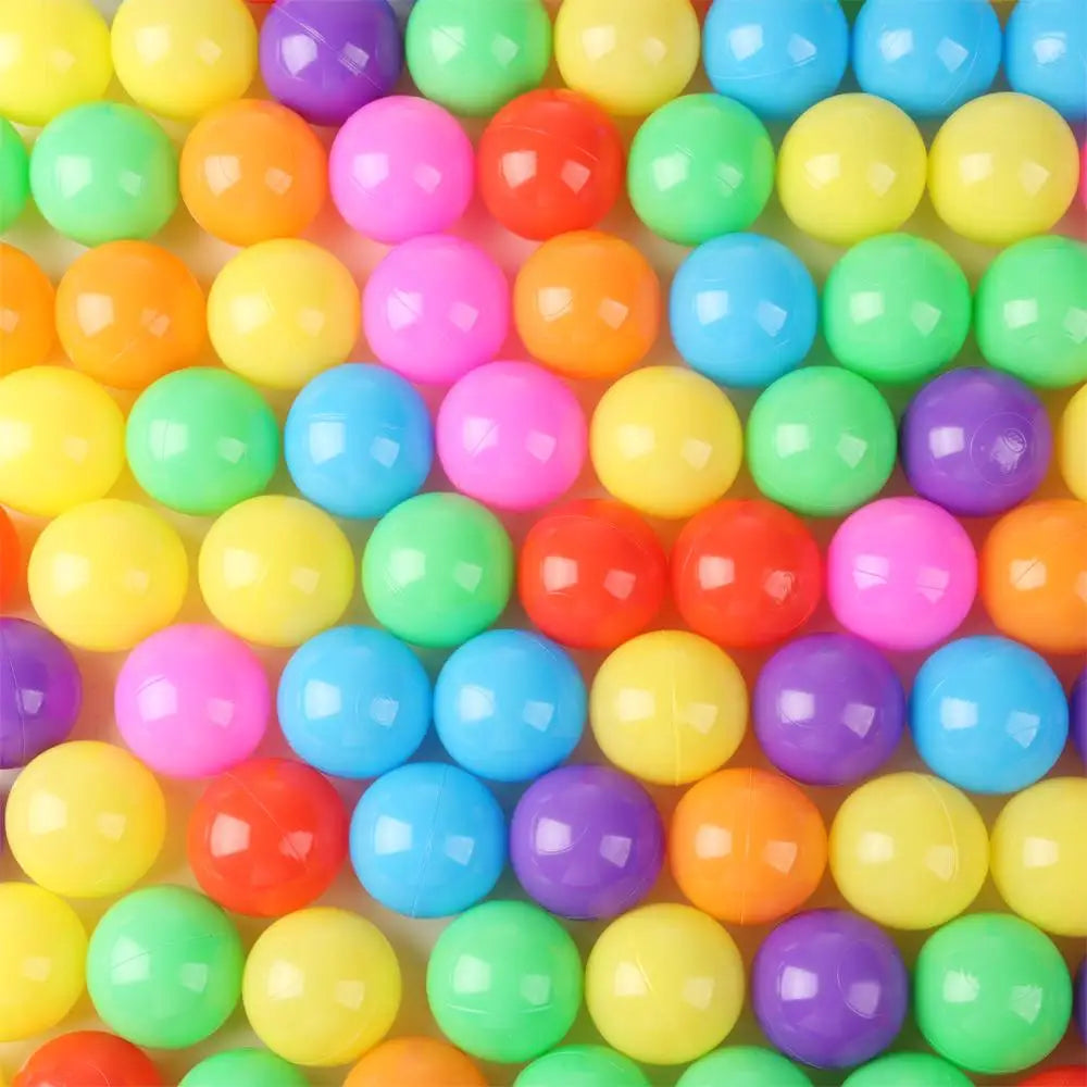 100PCS Colorful Soft Water Balls – Outdoor Sport Pool & Ocean Wave Toys, Eco-Friendly Stress Relief Air Balloons for Babies & Children