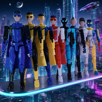 3D Printed Invincible Anime Action Figures – Multi-Jointed Superhero Model Toys & Gifts