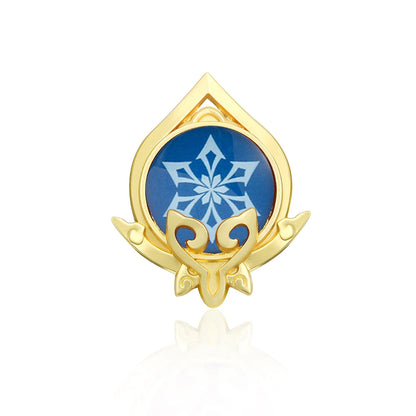 Genshin Impact Sumeru Vision Pins - Anime Character Element Badge Lapel Brooch Collectible Accessories