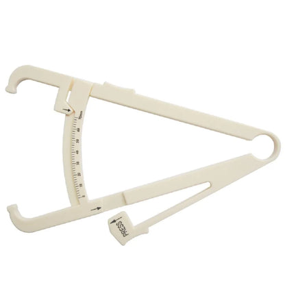 Crossfit Body Fat Loss Tester Calculator - Fitness Caliper Clip Measurement Tool - Slim Skin Fold Chart for Gym Workouts