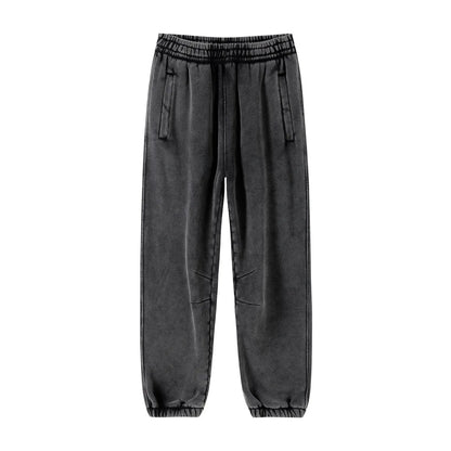 Batik Pattern Fleece Sweatpants – Cozy Casual Warm Pants