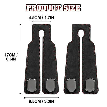 2-in-1 Car Rear Seat Hook – Universal Headrest Hanger Clip, Double Hook Storage for Car Interior Accessories