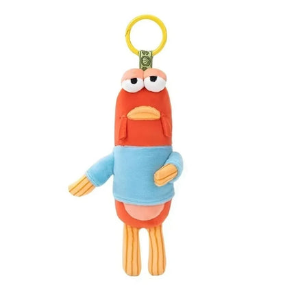SpongeBob SquarePants Plush Keychains - Bikini Bottom Character Bag Charms, Cute Cartoon Pendants & Collectible Gifts