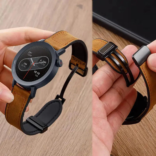 Leather Silicone Magnetic Strap for CMF Watch Pro 2/3 — Wristband Bracelet Correa Belt for Nothing Watch Pro 2/3