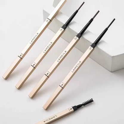 5-Color Double Head Eyebrow Pencil with Brush – Waterproof Sweatproof Eyebrow Gel Tattoo Stick