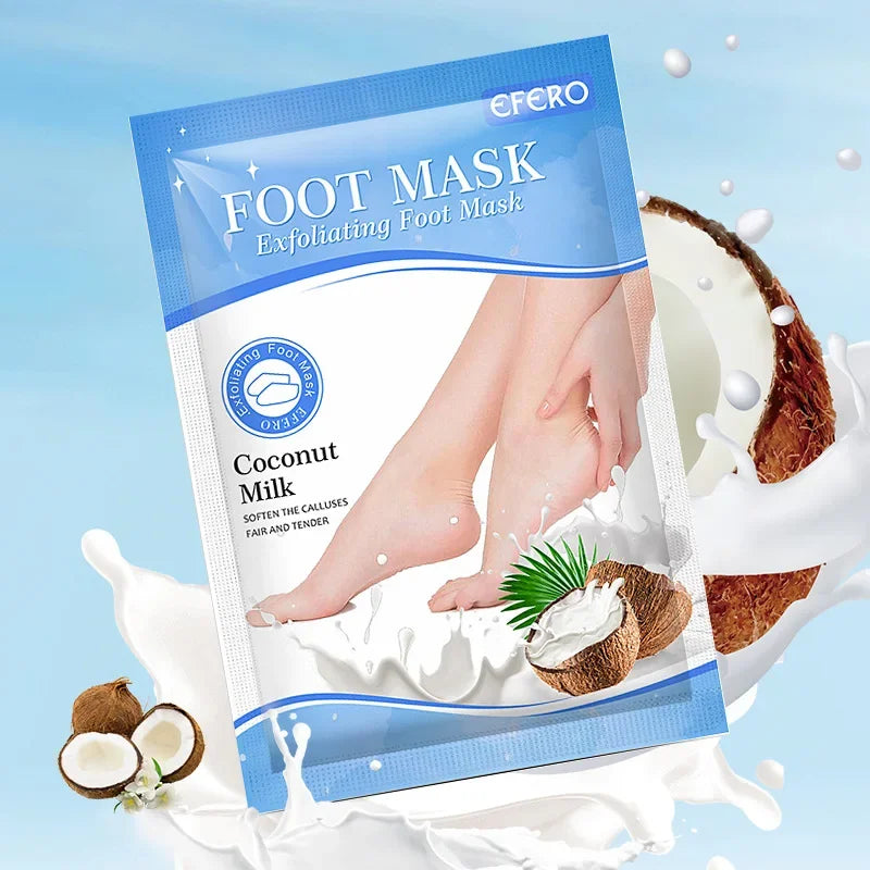 Honey Foot Mask – 1 Pair for Dead Skin & Callus Removal, Exfoliating Foot Treatment, Whitening Foot Spa & Skin Care Tool