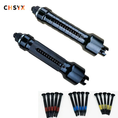 Professional Lock Cylinder Puller — Stainless Steel Nail & Screw Extractor Locksmith Tool