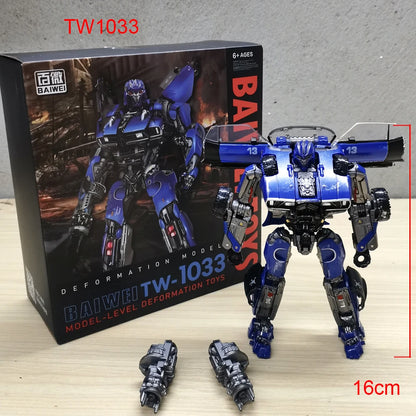 BAIWEI TW1033 Dropkick Blue Warrior Transformation Toy – Car Robot Action Figure Anime Model SS46/SS105