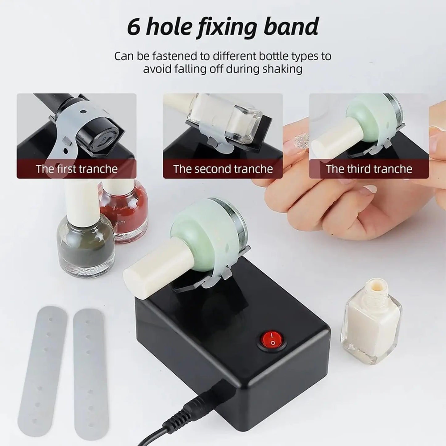 JOYSTAR Model Paint & Nail Lacquer Shaker Machine – Even Mixing Tool for Nail Art, Tattoo Ink & Hobby Paints