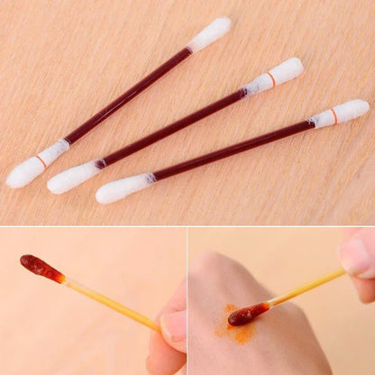 10/20/50/100-Piece Disposable Iodine Cotton Swabs – Medical Antiseptic Sticks for First Aid, Wound Care, and Outdoor Emergency Kits