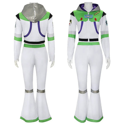 Buzz Lightyear Cosplay Costume - Headwear & Jumpsuit Halloween Carnival Party Outfit