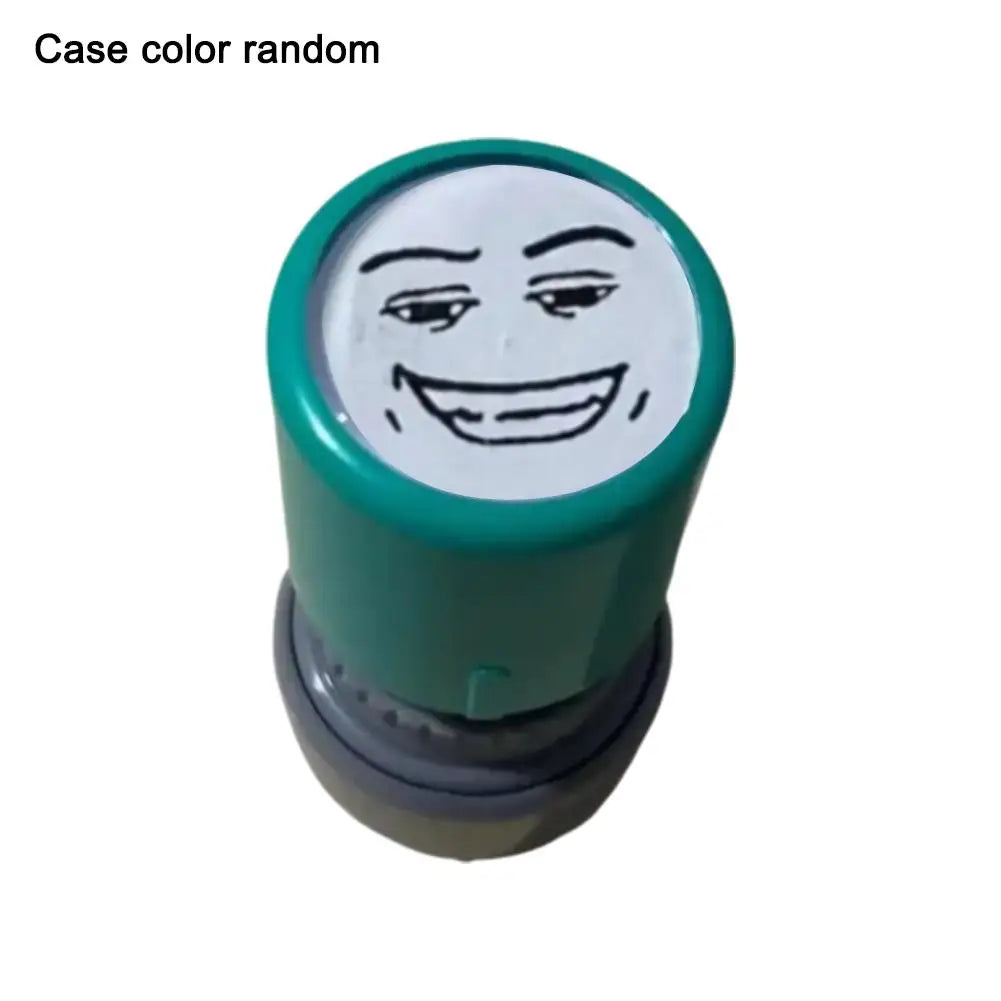 Funny Prank Self-Inking Stamp - Engraved Meme Novelty Seal for Kids and Creative Gifts