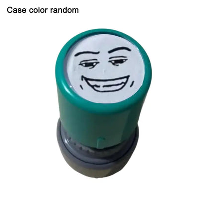 Funny Prank Self-Inking Stamp - Engraved Meme Novelty Seal for Kids and Creative Gifts