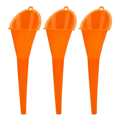 Car Long Stem Funnel - Anti-Splash Gasoline & Oil Fuel Filling Tool for Motorcycle Refueling, Auto Accessories