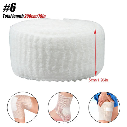 Elastic Tubular Bandage Net - Breathable Mesh Wound Dressing Retainer for Ankle & Adult Use