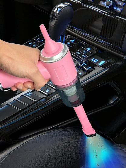 3-in-1 Portable Car & Home Vacuum Cleaner – Suction, Blowing, and USB Rechargeable