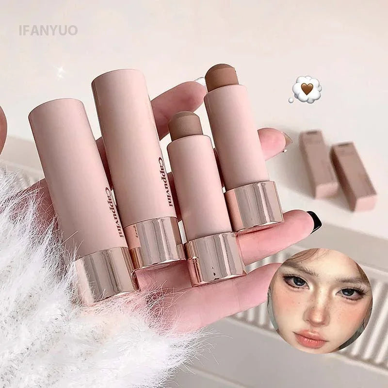 Waterproof Contour Stick - Creamy Bronzer Makeup Pen for Face Sculpting & Concealing