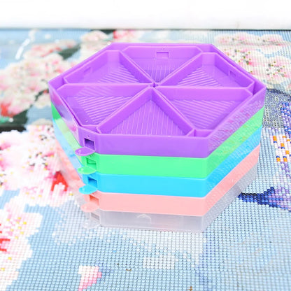 Removable 6 Slot Diamond Painting Storage Containers – Large Trays & Accessories