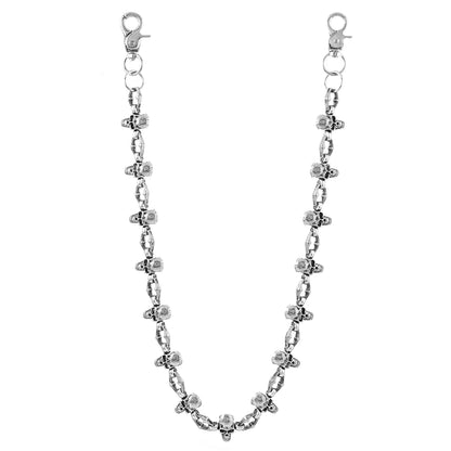 Harajuku Denim Hip Hop Chain - Personalized Punk Double-Layer Waist Chain for Unisex Streetwear