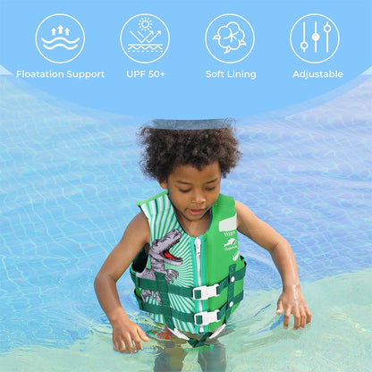 Gogokids Kids Life Jacket – Neoprene Float Vest for Toddlers, Swim Training & Buoyancy Swimwear