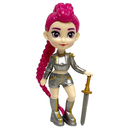 6PCS K-Pop Demon Hunters Figure Set – PVC Cartoon Gaming Desk Decoration, Collectible Model Toys for Kids