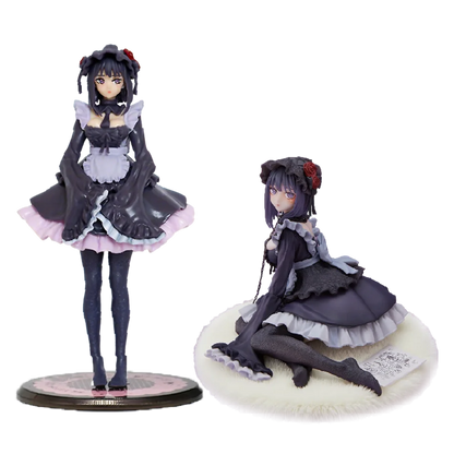 My Dress-Up Darling Anime Figures – Kitagawa Marin & Shizuku Kuroe Black Maid Outfit Action Figurines, Collectible Model